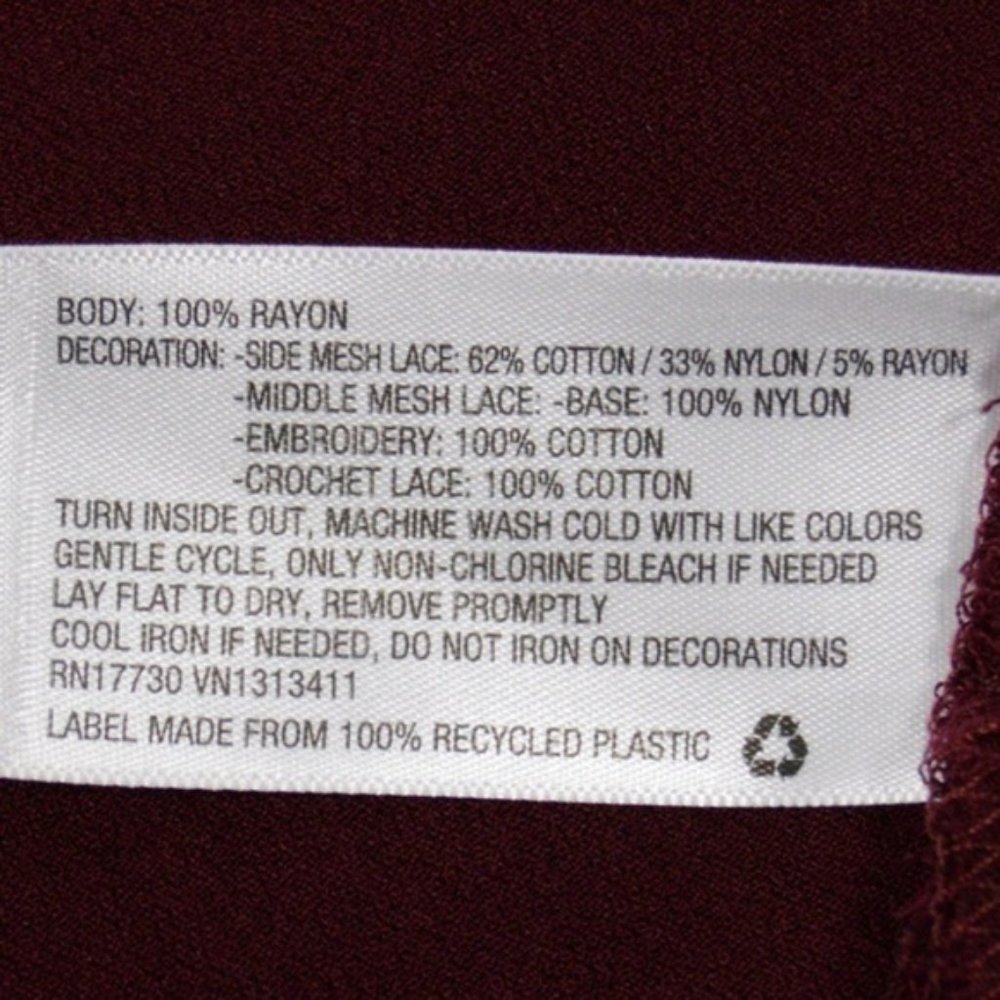 Xhilaration Wine Red Blouse - Picture 6 of 6